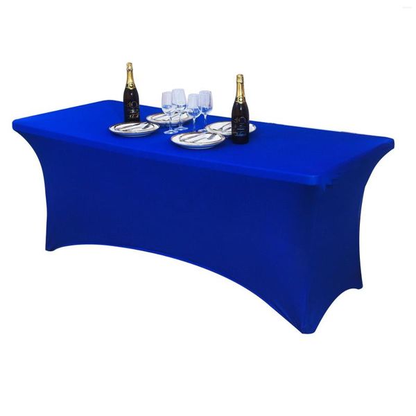 Nappe Rectangulaire Élastique Nappe Salon De Beauté Massage Couverture De Lit Haute Stretch Fête De Mariage El Bistro Spandex