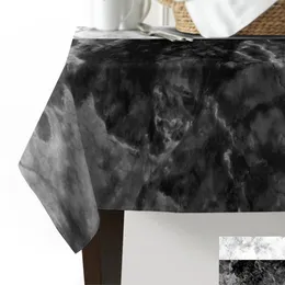 Mantel rectangular de mármol impreso mantel impermeable comedor cocina decoración tablecl
