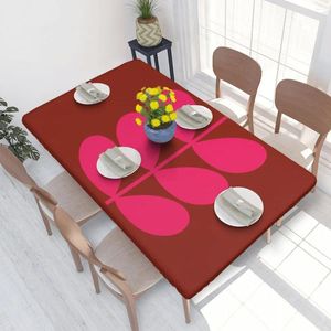 Tafelkleed Rechthoekig Oilproof Solid Stem Cerise Stoer Fuchsia Hoes Orla Kiely 4FT Tafelkleed Voor Picknick