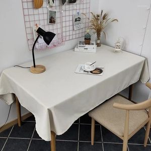 Tafelkleed rechthoekig tafelkleed home moderne eenvoudige vaste kleur op maat pkng31