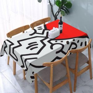 Table Doek Red Love Game Tafelkleed Waterdicht Party Home Decoratie Rechthoekige omslag voor banket in het spel