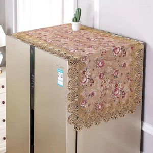 Table en tissu Réfrigérateur Couverture rectangle Rectangle Luxury Broidered Dust Microwave Four Decoration Home Decoration