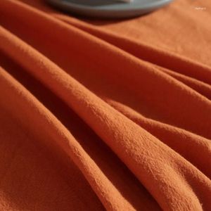 Tableau de table rétro en bois d'oreille pure coton en orange