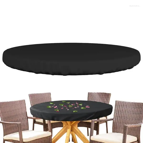Nappe ronde couvre imperméable Anti-UV Oxford meubles de jardin utilisation comme café de Banquet pliant