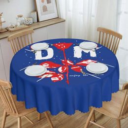 Tableau de table rond à l'huile Depeche Depeche Couvre de mode DM pour manger 60 pouces