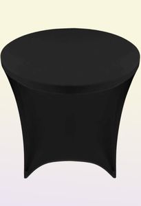 Tafelkleed Ronde Spandex Fited TableCleoth Hoge stretch Tafel Cover voor cocktailtafeldoek Kerst evenement El Buffet3363838