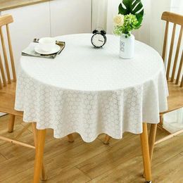 Nappe ronde imperméable à l'huile jetable pour la maison, petite