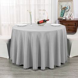 Table de table ronde nappe de mariage élégant pour table à manger couleurs de couleur hôtel de la maison de réunion hôtelière