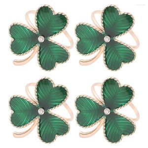 Tafelkleed Klaver Servetringen Servet Decor Elegante Houders Vakantiegespen St Patrick's Decoraties Feestplant