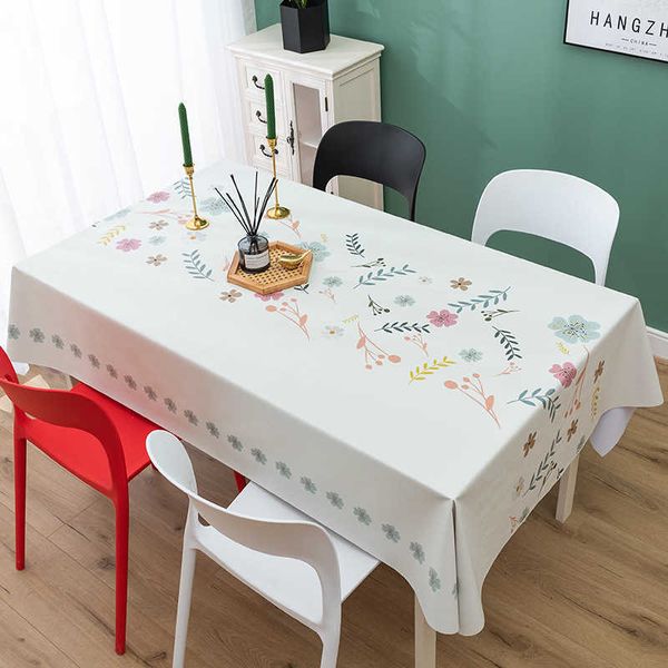 Nappe de Table petite, fraîche et à la mode, rectangulaire, Simple, mignonne, légère, tapis de Table basse de luxe, R230605