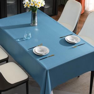 Tafel doek vaste kleur ins stijl el rechthoekig pvc tafelkleed oliebestendige waterdichte antifouling cover buiten dineren