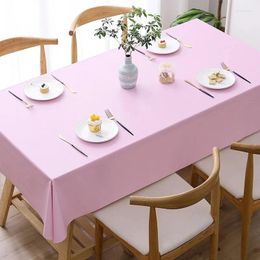 Mantel de mesa, mantel rectangular de color sólido, resistente al agua y a las manchas, bloques de boda para banquete de cumpleaños
