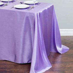 Tafelkleed vaste kleur satijn tafelkleed rechthoekig feest huisdecoratie banket bruiloft (5 stuks)