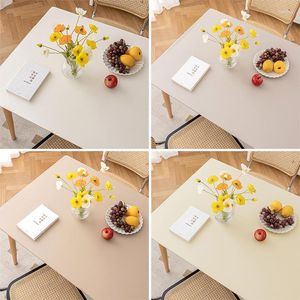Nappe de table couleur unie nappe imperméable INS Style Simple étanche à l'huile couvre anti-poussière salle à manger bureau décor à la maison Nappe