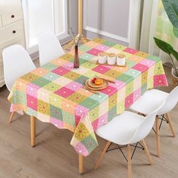 Nappe de Table imperméable rectangulaire carrée, couverture de Table de jardin, imperméable aux taches, R230605