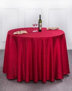 Table de table de table en tissu rond pour banquet des tables de décoration de fête de mariage en satin vêtements de table de table de mariage