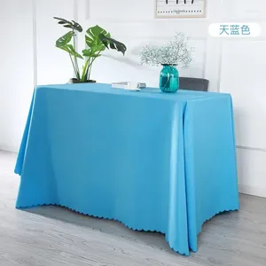 Table de nappe de nappes publicitaires exposition conférence rectangulaire padbo pad bleu