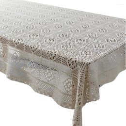 Table de nappe en tissu décoratif pour thème décoratif coureur de crochet coureur de bureau cuisine belle polyester (polyester) buffet bébé