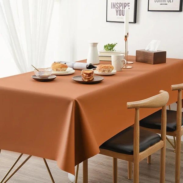 Nappe De Table sans huile de lavage, Nappe rectangulaire imperméable, résistante à l'eau, pour Anniversaire