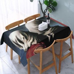 Nappe de table les amoureux de René Magritte, rectangulaire, ajustée, résistante à l'huile, couverture d'artiste surréaliste belge pour Banquet