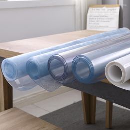 Tafelkleed Transparant PVC Tafelkleed Waterdichte Hoes Oliebestendig Zacht Glas Bescherm Keuken Eetkamer Placemats Textiel Dec