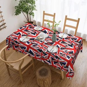 Table tela del Reino Unido Flagas Rectangular Inglaterra Británica Inglaterra Funny For Decor Decoración de la cubierta del hogar Decoración del diseño