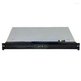 Tabeldoek ultra 1u rack server chassis ondersteunen mini-itx moederborddiepte 300 mm case