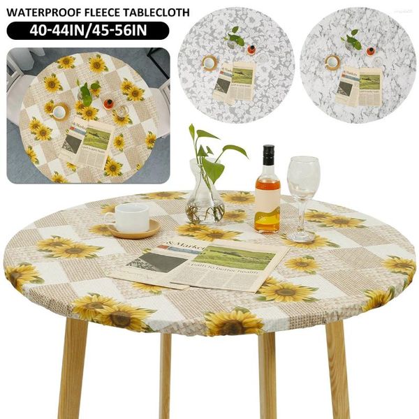 Couvre-table imperméable PVC PVC FLANNEL DE FLANNELLE ÉLASTIQUE BADGE COURD POUR LA PARTIE DE MEILLE