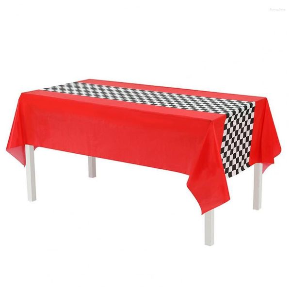 Mantel impermeable para fiestas al aire libre, decoraciones para fiestas de coches de carreras, manteles clásicos de estilo Retro, camino para niños