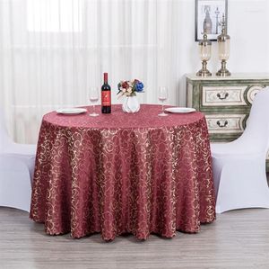 Table en tissu Décoration de mariage Couverture rond