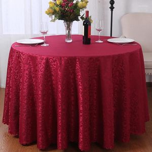 Tafelkleed bruiloftsfeest jacquard polyester stof vaste ronde el rechthoekig tafelkleed home eetkleed deksel multi -size
