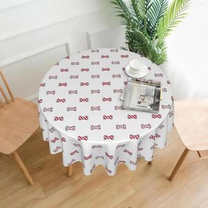 Nappe Ronde Blanche - Imperméable, Infroissable Et Housse Lavable Diamètre 150 CM