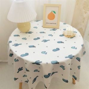 Nappe de table fleurs sauvages fruits floraux nappe ronde imperméable en polyester lavable couverture 230828