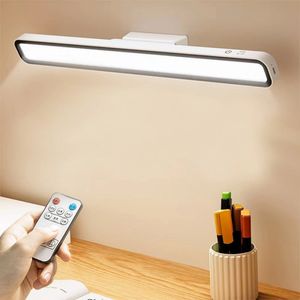Tafellamp bureaulamp usb LED Office Oplaadbaar hangende magnetische stepless dimmende slaapkamer nachtlamp leeslicht