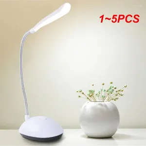 Lampes de table 1-5pcs lampe de lecture pour étude LED bureau alimenté par batterie non inclus dimmable mini oeil rechargeable intelligent