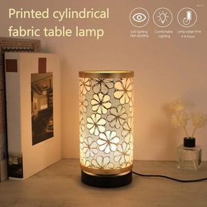 Tafellampen 1 pc Noordse stijl zonnebloem stof bureaulamp warm en gezellig bedmosfeer slaapkamerstudie decoratief