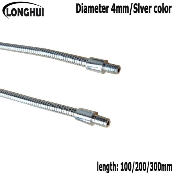 Lámparas de mesa, 1 Uds., manguera negra M4, micrófono de posicionamiento, tubo de serpiente de cuello de cisne estereotipado de Metal exterior para 100/200/300/400mm