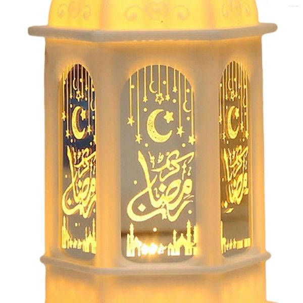 Lampes de table 2/3 LED vent lumières Ramadan lanterne lampe suspendue pour décor d'événement noir