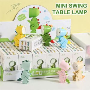 Lampes de table 2023 enfant cadeau Mini dinosaure haute qualité veilleuse en gros chambre salon décor lampe pliable dessin animé animal de compagnie