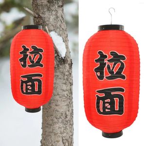 Tafellampen 3 sets Japanse ramen lantaarnstijl rode lantaarns nylon doek traditionele decoraties
