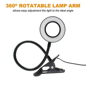 Lampes de table 360 ​​° LICE FLEXIBLE LECTURE LECTURE LECTURE LAMPE USB USB SAVEURS POUR LE CHEMPS LET