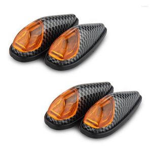 Tabellampen 4 x Motorfietsindicatoren Hoog vermogen LED Mini -indicator Knipperend signaallicht