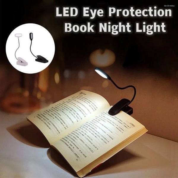 Lampes de table 5 LED Livre Light LECTURE PROTECTION DE LA PROTECTION ENVIR RÉGLABLE MINI BURATION DE BUTER
