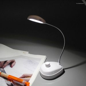 Taflampen Adeing LED Flexibele oogbescherming Lamp Leesboekverlichting met verstelbare knop voor batterijstijl bij beddenbatterijen