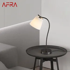 Tafellampen afra eigentijdse koperen lamp led creatief eenvoudig bureau licht voor huis woonkamer slaapkamer bedrecoraat