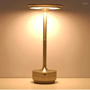 Lampes de table tout en aluminium tactile bureau lumière barre de LED rétro petite nuit chambre salon atmosphère décoration