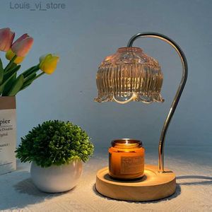 Tafellampen Amerikaans design tafellamp Rookloze temperatuurregulerend Retro Nachtlampje Aromatherapie en wassmeltlamp YQ240316