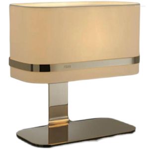 Lampes de table American Light Luxury Salon Chambre Étude Chevet Lampe en tissu en acier inoxydable