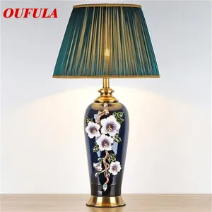 Tafellampen aosong keramische bureau luxe moderne eigentijdse stof voor foyer woonkamer kantoor creatief bed el