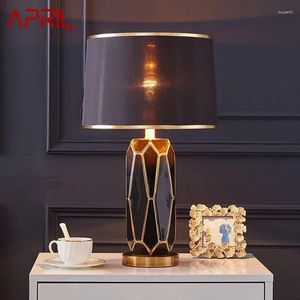 Tafellampen april eigentijdse keramieklamp